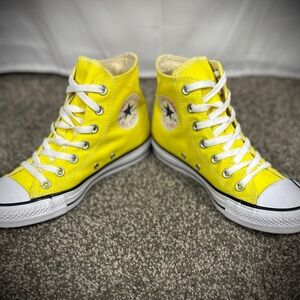 Converse Kids Bright Yellow High-Tops